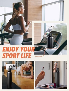Bouteille d'eau sportive en acier inoxydable à double paroi Flacon magnétique <span class=keywords><strong>AINOPE</strong></span> 24oz 750ml Flacons à vide avec anneau magnétique - Product Image 4