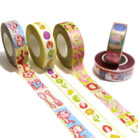 Ruban Washi Pailleté Coloré à Motifs Fruités pour Scrapbooking, Journalisation, Décoration de Planners et Emballage Cadeau
