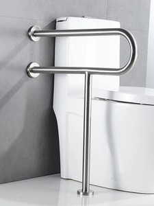 Yjl 304 Thép Không Gỉ Tường Để Sàn Nhà Vệ Sinh Lấy Thanh Khuyết tật Tay Hỗ Trợ Đường Sắt Có Thể Gập Lại Thiết Kế - Product Image 5