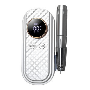 Taşınabilir profesyonel elektrikli akülü tırnak matkabı 35000RPM LCD ekran düşük gürültü tasarımı güçlü pil ömrü 6 kafaları - Product Image 4