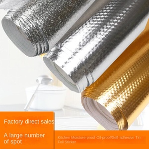 Modern Kitchen &amp; Living Room Decorative <strong>PVC</strong> Waterproof Oilproof Peel Stick Thickened Geometric Pattern <strong>PVC</strong> <strong>Films</strong> - Product Image 2