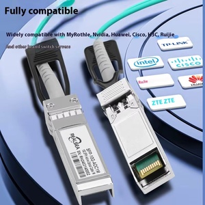 สายเคเบิลออปติก AOC 25G SFP28 แบบซ้อน OM3 100 ม. สำหรับ H3C สำหรับหัวเว่ยสำหรับ <span class=keywords><strong>CISCO</strong></span> สวิตช์ AI การประมวลผลข้อมูล HPC ศูนย์ข้อมูล - Product Image 2