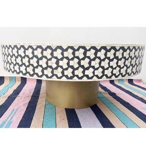 Table basse en os incrusté artisanale la plus vendue, avec un travail artisanal traditionnel pour une décoration intérieure élégante en grande quantité - Product Image 4