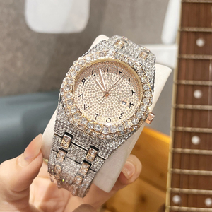 Orologio da Polso da Uomo 2026 Hip Hop a Forma di Ottagono con Diamanti, Lusso Argento Iced Out, al Quarzo, Moda, Vendita Calda - Product Image 3