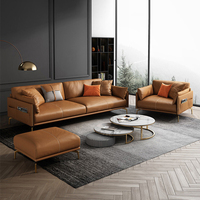 Ensemble de canapés convertibles de luxe de style nordique moderne, forme rectangulaire, pour salon ou villa