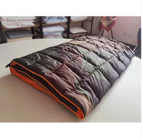 Plaid tricoté camouflage double face personnalisable, couverture chaude portable toutes saisons pour le bureau, la maison et le camping