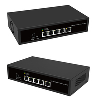 Commutateur de réseau de gestion des ports L3 10Gbps 5 * RJ45 pour routeurs 10G