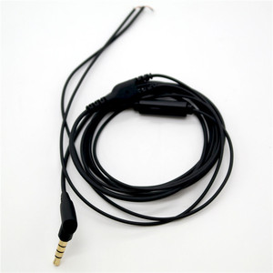 Cable de audio con blindaje de lámina trenzada, conector de 3,5 mm para auriculares de teléfono móvil con micrófono, gris metálico - Product Image 5