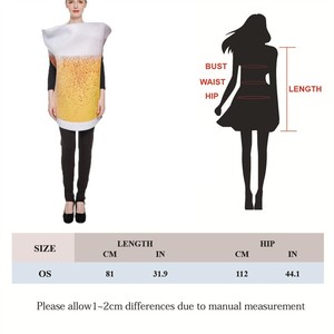 แก้วเบียร์แนวฮาโลวีนเครื่องแต่งกาย<span class=keywords><strong>ชาย</strong></span>สำหรับผู้ใหญ่แบบตลกงานอ็อกโทเบอร์เฟสต์สำหรับ2025 - Product Image 5