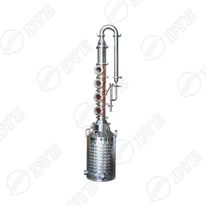 DYE Manufacturer New made alcohol distillation column moonshine still alcohol reflux distiller