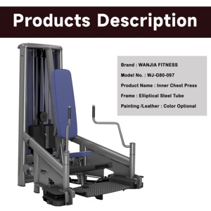 Mejor Precio: Máquina de <span class=keywords><strong>Gimnasio</strong></span> Comercial para Entrenamiento Muscular, Prensa de Pecho con Pesas, Equipo de Entrenamiento de Fuerza, <span class=keywords><strong>Comprar</strong></span> en Línea - Product Image 3