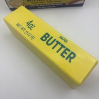 Jouet sensoriel anti-stress à presser à montée lente en PU de haute qualité, doux et moelleux, en forme de croissant, de bâton de beurre ou de barre de lait, vente en gros