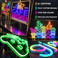 Enseigne au néon LED personnalisée, enseigne au néon en acrylique, logo personnalisé, lumière au néon LED, enseigne au néon sans adhésif, enseigne au néon sur mesure