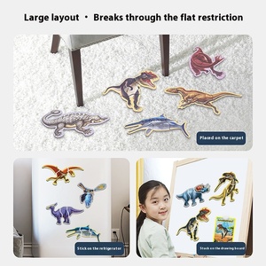 Puzzle Tangram magnetico multifunzionale per bambini educazione precoce lettera del bambino corrispondente allo sviluppo intellettuale del ragazzo in plastica - Product Image 5