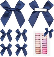 Noeuds en ruban de satin pré-noués autocollants pour la décoration de mariage, de baby shower, d'anniversaire