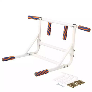 جهاز تمارين رياضية أفقي للسقف الداخلي للصالة الرياضية، معدات لياقة بدنية للسحب والتمدد، قضيب تسلق مثبت على الحائط - Product Image 6