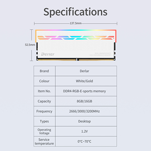 Produttore cinese <span class=keywords><strong>Led</strong></span> Rgb 3600 mhz Gaming Ram <span class=keywords><strong>Ddr4</strong></span> 8gb 16gb Memoria Ram <span class=keywords><strong>ddr4</strong></span> 16gb 3600 mhz per Computer Desktop - Product Image 6