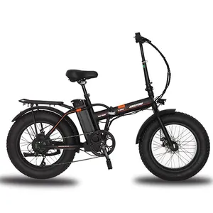 Cina fabbrica 20 pollici grasso pneumatico ciclo elettrico per uomo 250W /500W/70W pieghevole bicicletta elettrica grasso pneumatico bici elettrica