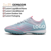 Chaussures de football personnalisées pour équipes, logo OEM, antidérapantes, crampons longs FG, chaussures de sport d'extérieur