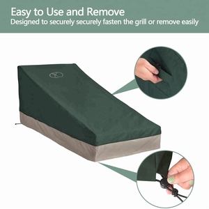 Gartenmobel Abdeckung Wasserdicht <span class=keywords><strong>Housse</strong></span> de chaise longue en matériau Oxford pour meubles d'extérieur <span class=keywords><strong>Protection</strong></span> contre la pluie - Product Image 3