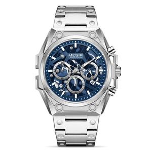 Nuevo reloj de hombre 316L Acero inoxidable esqueleto cuarzo cronógrafo deportivo reloj de pulsera reloj de hombre - Product Image 2