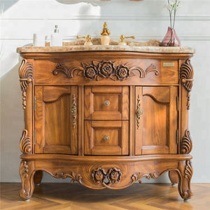 אמריקאי סגנון סיטונאי מוצק עץ ריהוט אמבטיה, ארון אמבטיה - Product Image 3