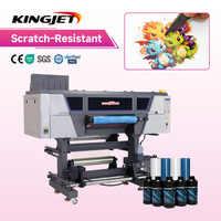 Untuk Printer UV DTF dengan Print Head I3200 Ukuran Cetak 600mm Tinta UV untuk Bahan Flex dan Telur