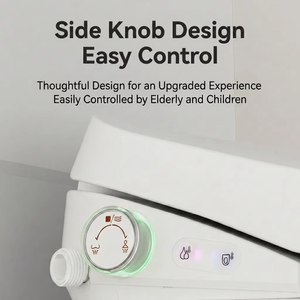 Nouvel arrivage : Siège <span class=keywords><strong>de</strong></span> toilette intelligent chauffant moderne pour salle <span class=keywords><strong>de</strong></span> bain, avec couvercle allongé en U, télécommande et séchage à air chaud - Product Image 5