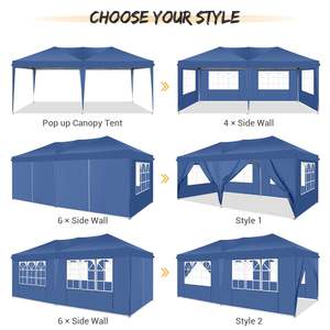 Carpa de fiesta transparente portátil plegable de gran oferta al aire libre personalizada precio de fábrica alta calidad - Product Image 2