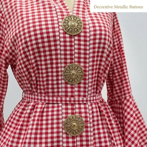 Robe d'été tendance à nouer à la taille, nouvelle collection 2026, boutonnée, style africain, grandes tailles pour femmes - Product Image 6