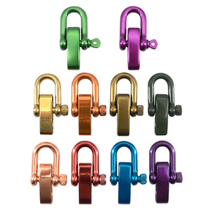 Boucles de <span class=keywords><strong>bracelet</strong></span> en <span class=keywords><strong>paracorde</strong></span>, boucle en U réglable, clip pour <span class=keywords><strong>bracelet</strong></span> de survie en plein air, sangle de poignet, manille en U - Product Image 3