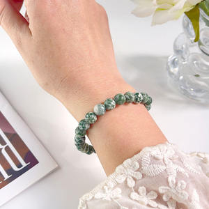 Pierre naturelle perlée en gros pour bracelet 6-8mm accessoires de mode de pierres précieuses - Product Image 6