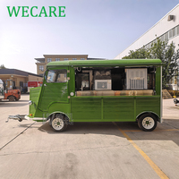 Wecare EEC DOT Approuvé Entièrement Équipé Vintage Foodtruck Camion de Restauration Bus Électrique Cuisine Mobile Remorque Alimentaire à Vendre