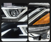 New Startup Animation DRL & Sequential Sweep Turn Signal Triple Lens LED Headlight Assembly for Toyota Camry 2012-2014