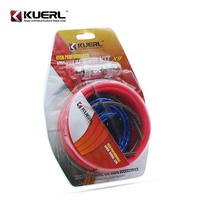 Kit Instalasi Speaker Subwoofer Amplifier Kabel Audio Mobil Berkualitas Tinggi 8GA Kit Amplifier Stereo Mobil