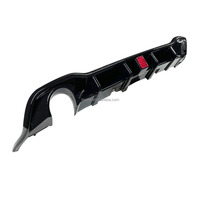 Aileron d'extension de pare-chocs arrière ABS avec lumière pour Volkswagen Golf 8 MK8 R line GTI 2020-2023 Kits de carrosserie de protection de lèvre arrière