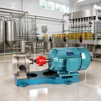 Pompe à huile à engrenages 2CY-4.2/2.5-B 70 LPM 5.5 KW en acier inoxydable 304, anti-corrosion, avec moteur électrique, pour l'approvisionnement B2B