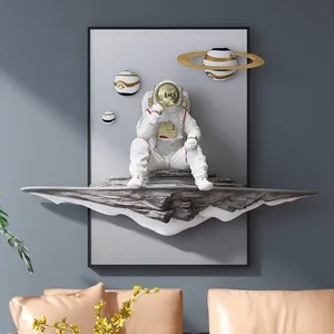 Decorazione da Parete in Stile Nordico, Regalo Decorativo, Modello 3D di Astronauta, Giocattolo Spaziale, Modello Decorativo per Interni - Product Image 3