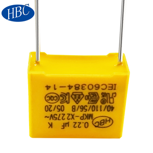 Condensador X2 de 0.22uf 275v Mpx/mkp, Condensadores X2 224K 275VAC <span class=keywords><strong>P20</strong></span>, Condensador Anti-interferencia de Película de Polipropileno Metalizado 684K - Product Image 3