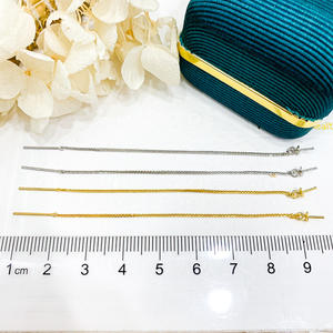 Boucle d'oreille en argent S925 pour femme Chopin avec perles rondes de 8 à 12 mm, accessoire de perles DIY, 21225 perles rondes Earline - Product Image 2