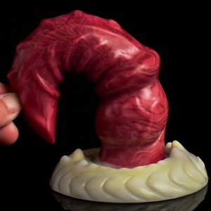 FAAK - Nuevo Dildo Anal Pequeño de 7 Pulgadas, Diseño Curvo, Dildo Monstruoso para Masaje Vaginal, Silicona Suave - Product Image 5