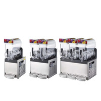 Tête multifonction trois réservoirs de saveur espace boisson congelée slash daiquiri margarita slushie slush machine 3 réservoirs nouveau commercial