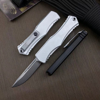 Couteau pliant de poche Hera II avec poignée en aluminium aéronautique et vis dissimulées, outil tactique de camping EDC pour briser les vitres, DIY