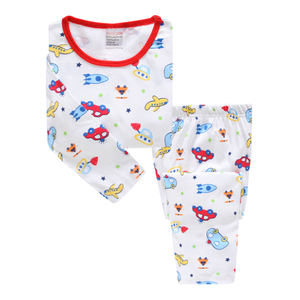 Wholesale New Item 100% Cotton Children Clothing China Fashion Cartoon <b>Kids</b> <b>Pjs</b> Sets Unisex Children Printed Pyjamas - Product Image 3