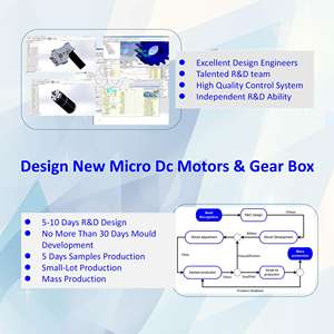 TYHE 저소음 미니 50mm 고출력 50w 저토크 100mnm 고속 5000rpm 12v 브러시 전기 DC 기어 모터 CE Rohs 인증 - Product Image 3