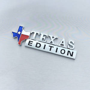 Custom 3D ABS MASON <span class=keywords><strong>TEXAS</strong></span> EDITION Emblema Insignia para los coches universales Motocicleta Accesorios decorativos Lone Star <span class=keywords><strong>Car</strong></span> Styling - Product Image 5