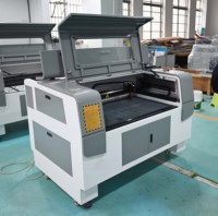 Machine de gravure laser refroidie à l'eau Ruida 1060 pour céramique, PVC, acrylique, contreplaqué, caoutchouc, bambou, bois - Découpe et gravure haute vitesse