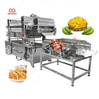 Ligne de transformation automatique de chips de banane plantain, machine de fabrication de chips de manioc, prix