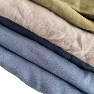 Cortina de lino orgánico francés para ropa de cama, mantel Extra <span class=keywords><strong>ancho</strong></span> de 100% cm, Color sólido lavado, venta al por mayor, <span class=keywords><strong>280</strong></span> - Product Image 6