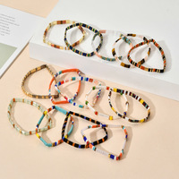 Vente chaude étanche Miyuki perles été plage bijoux à la main bohème extensible verre perle Bracelet pour les femmes